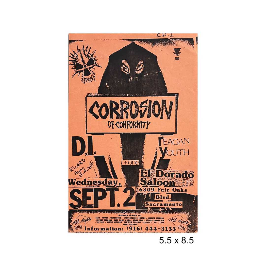 Sacramento punk flyer lot