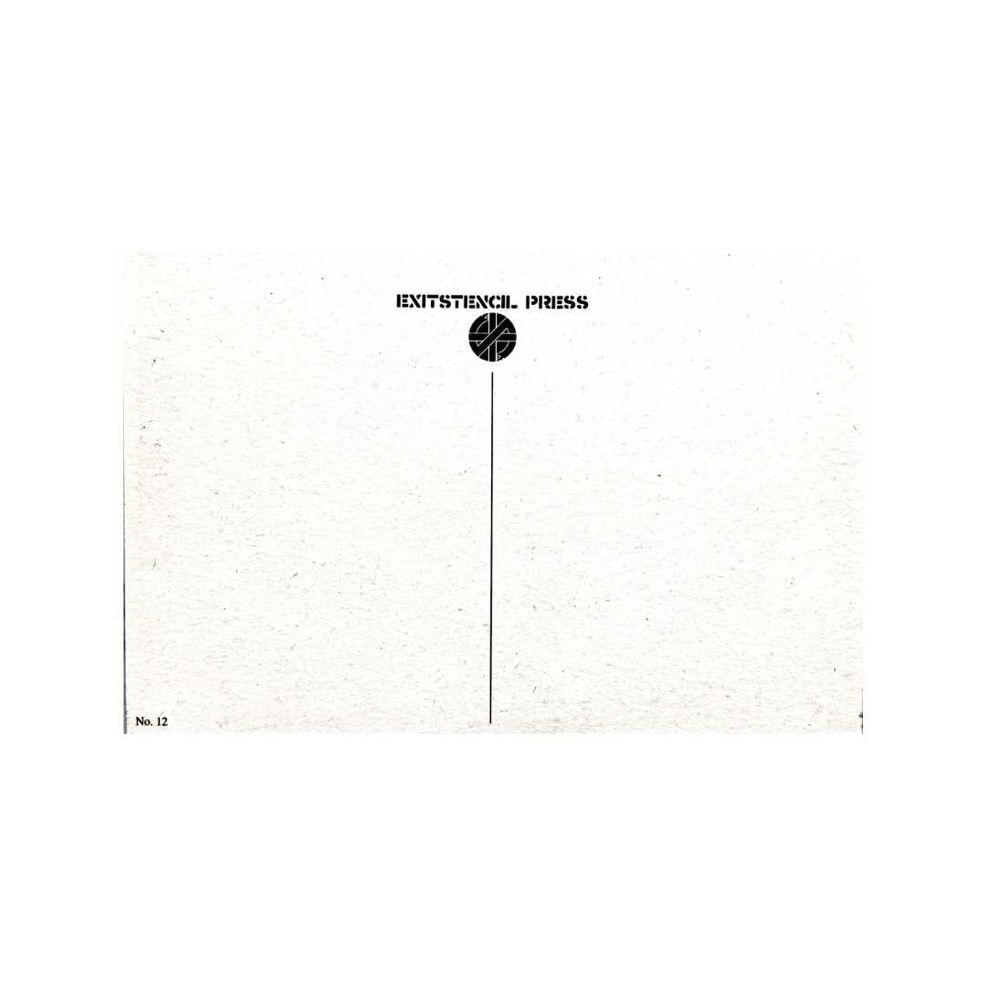 Exitstencil postcard