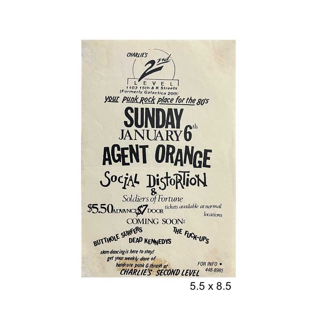 Sacramento punk flyer lot