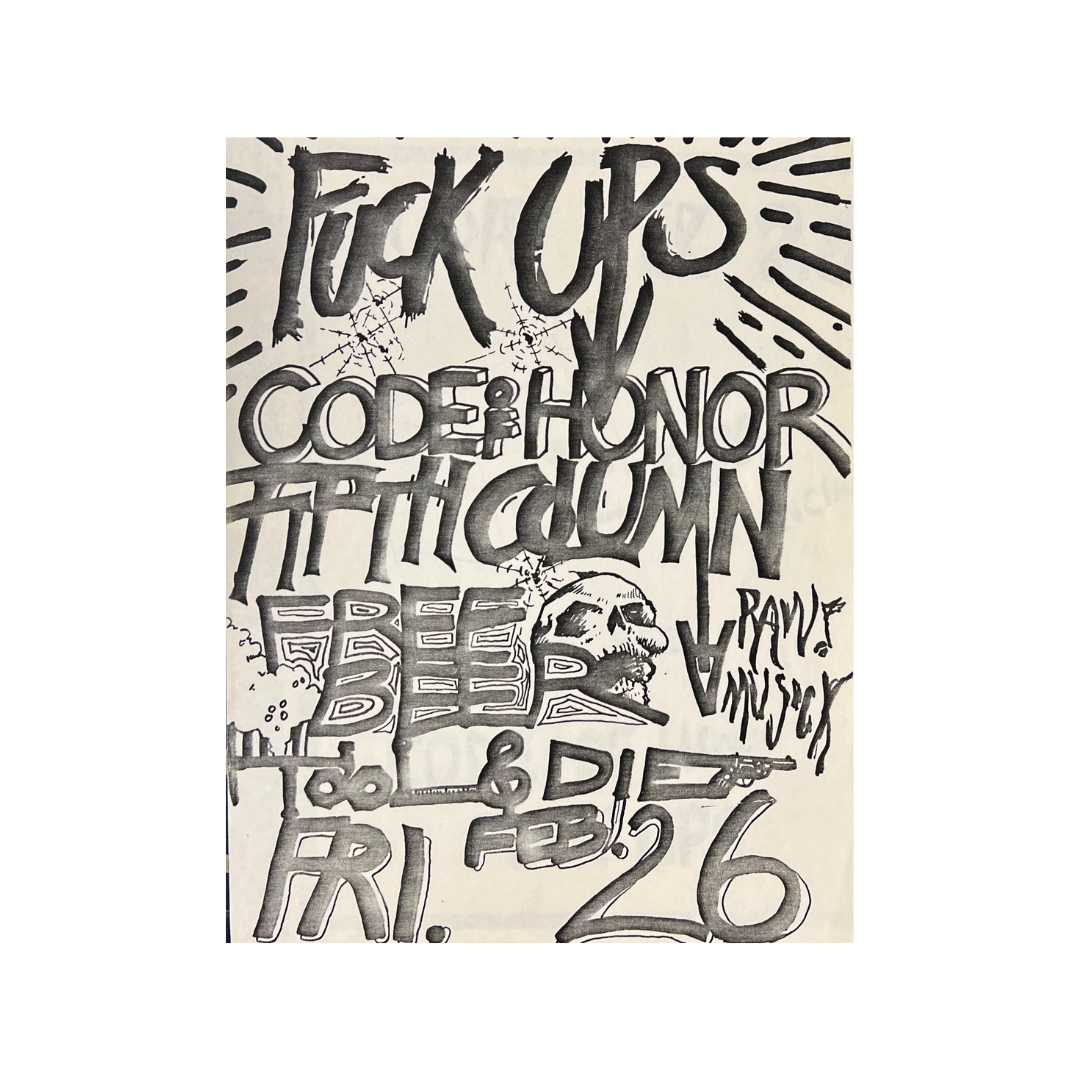 San Francisco punk flyers '77-'83