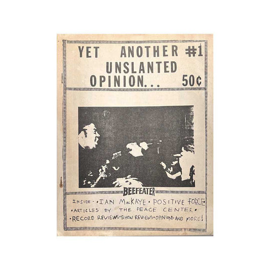 Yet Another Unslanted Opinion #1