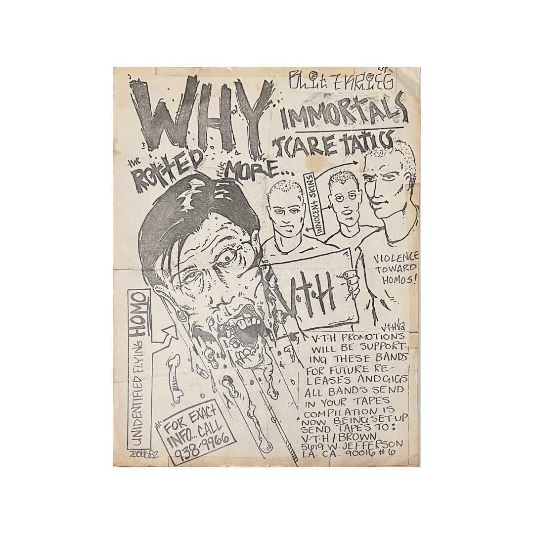 Violence Towards Homos flyer