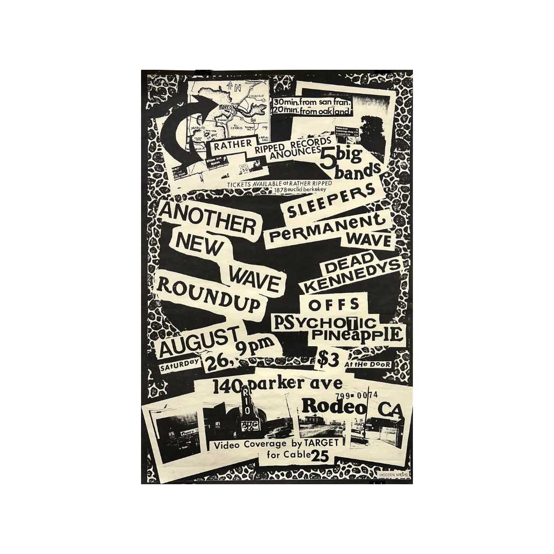San Francisco punk posters '79-'82