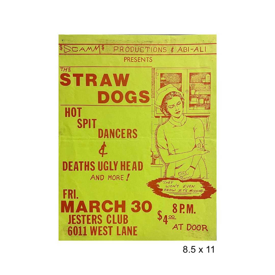 Sacramento punk flyer lot