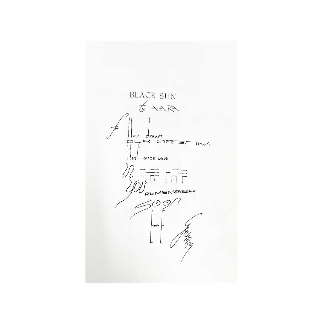 Black Sun (inscribed)