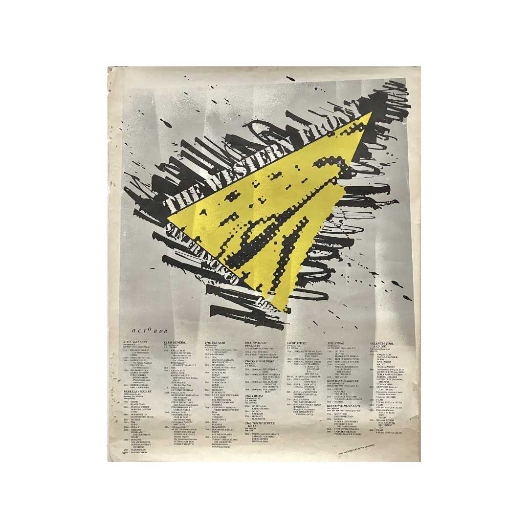 San Francisco punk posters '79-'82