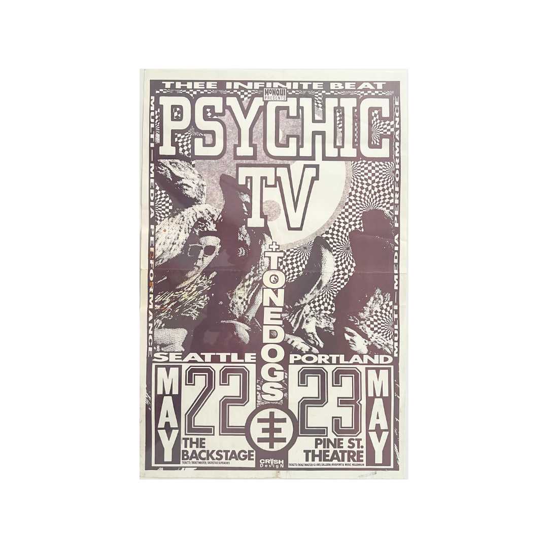 Psychic TV flyers