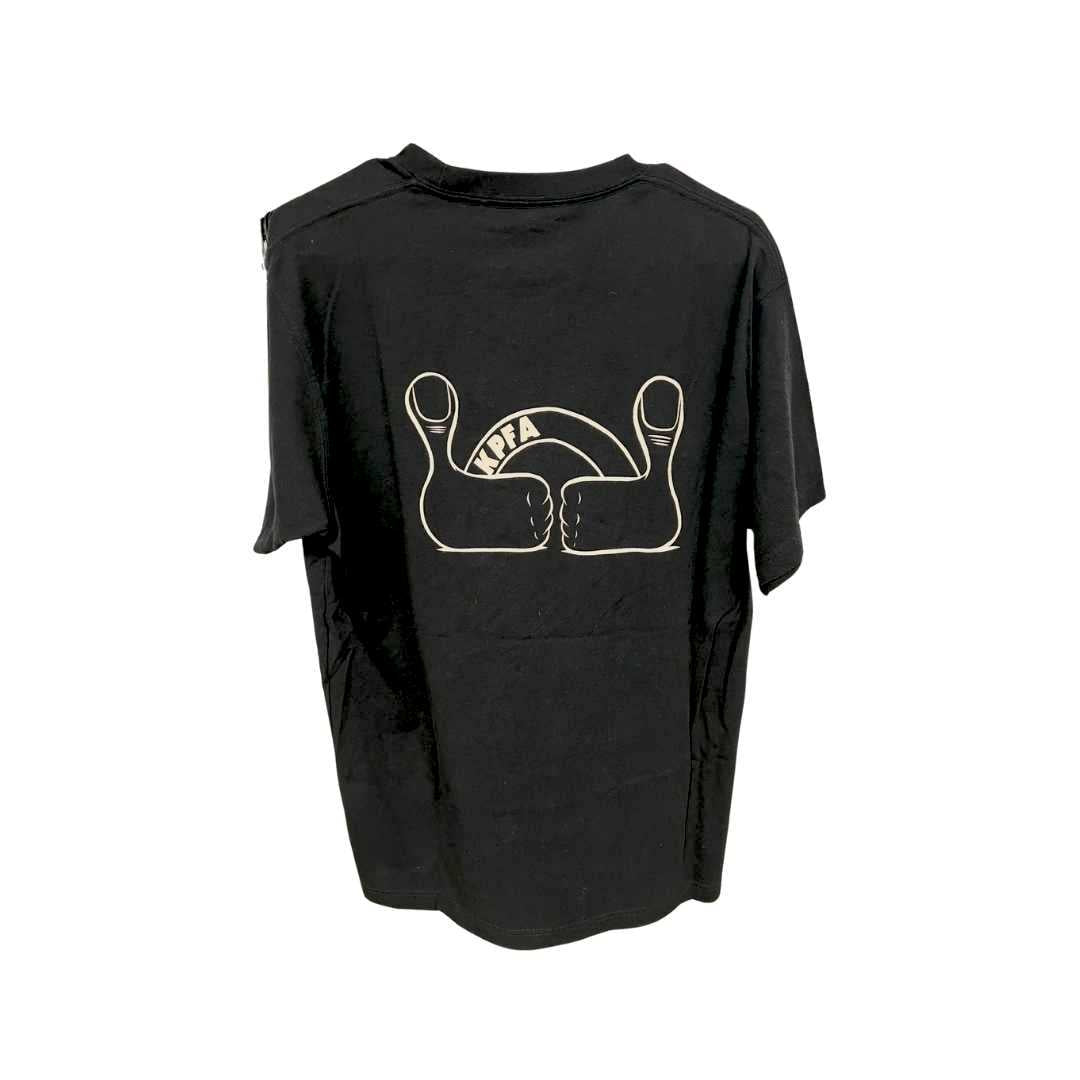 Barry McGee Uniqlo black DFW shirt