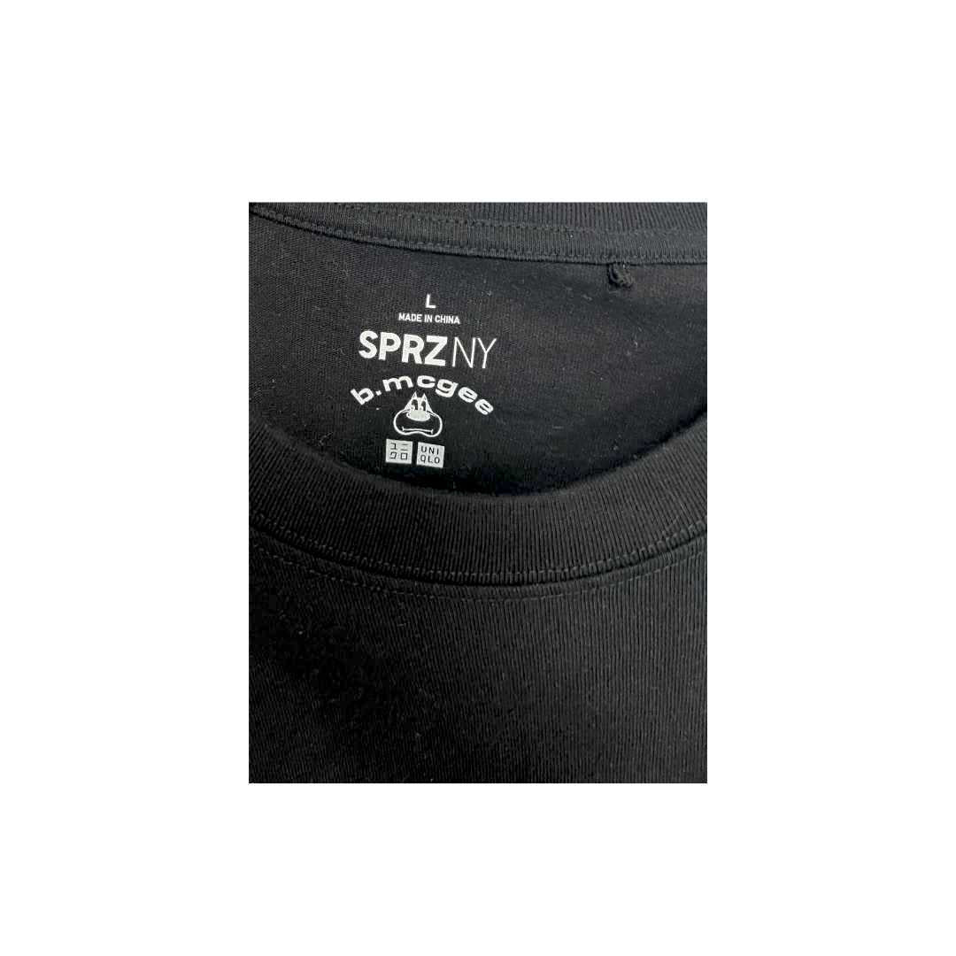 Barry McGee Uniqlo black DFW shirt