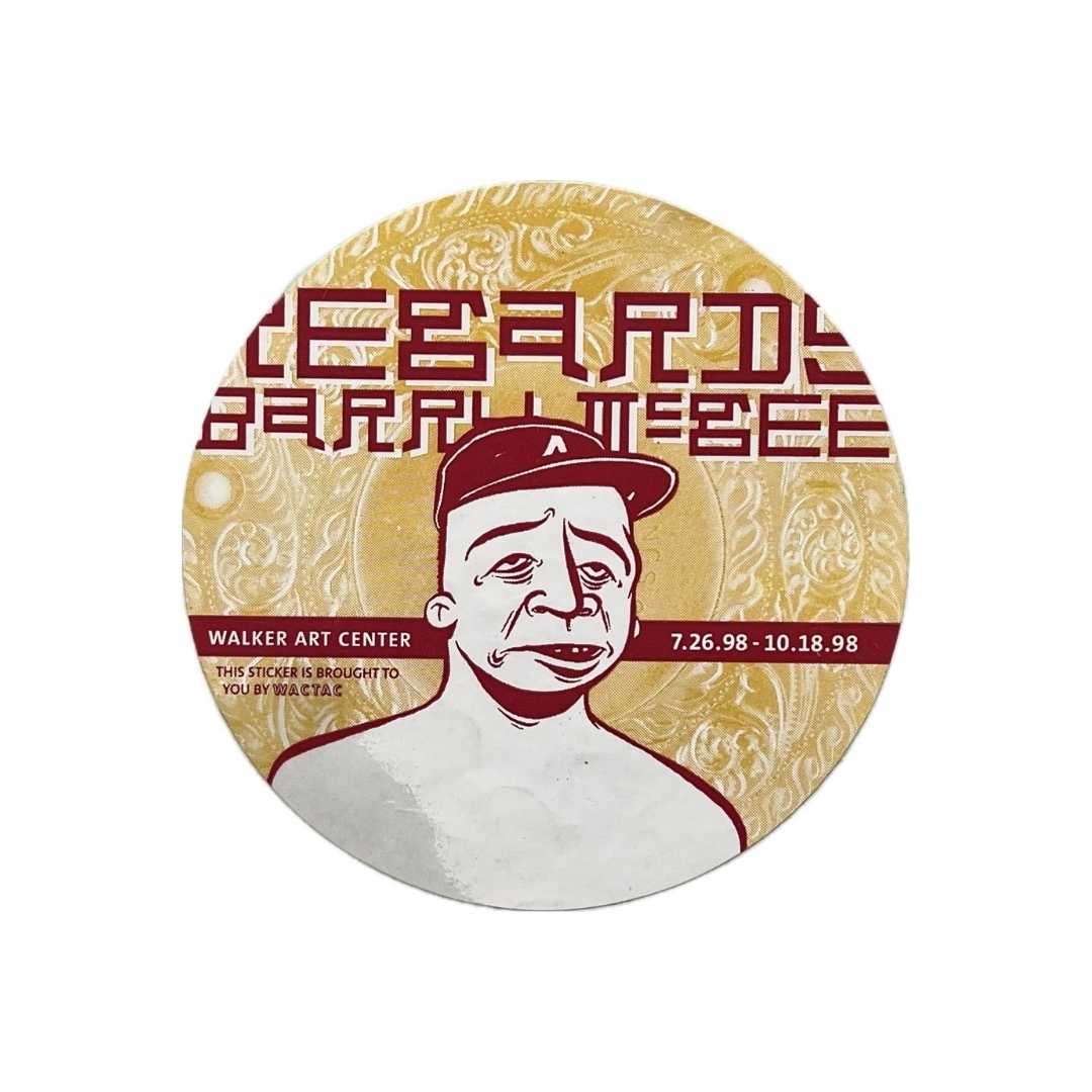 Barry McGee "Regards" sticker