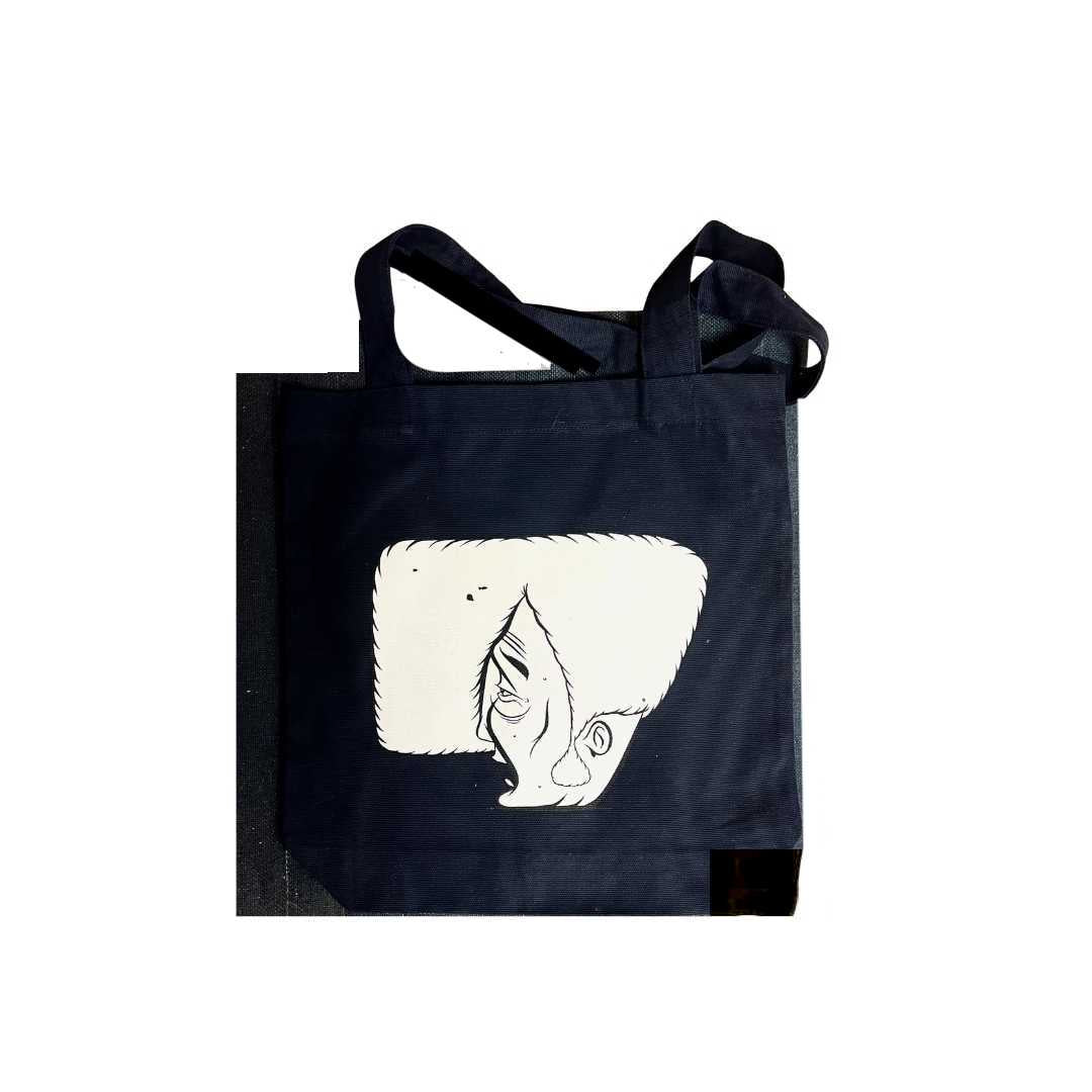 Barry McGee FOG tote bags