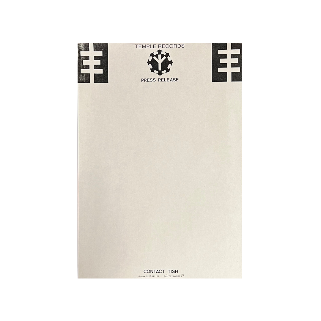 Psychic TV letterhead