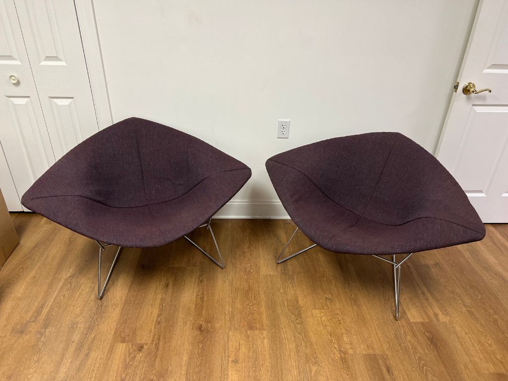 Bertoia Diamond chairs