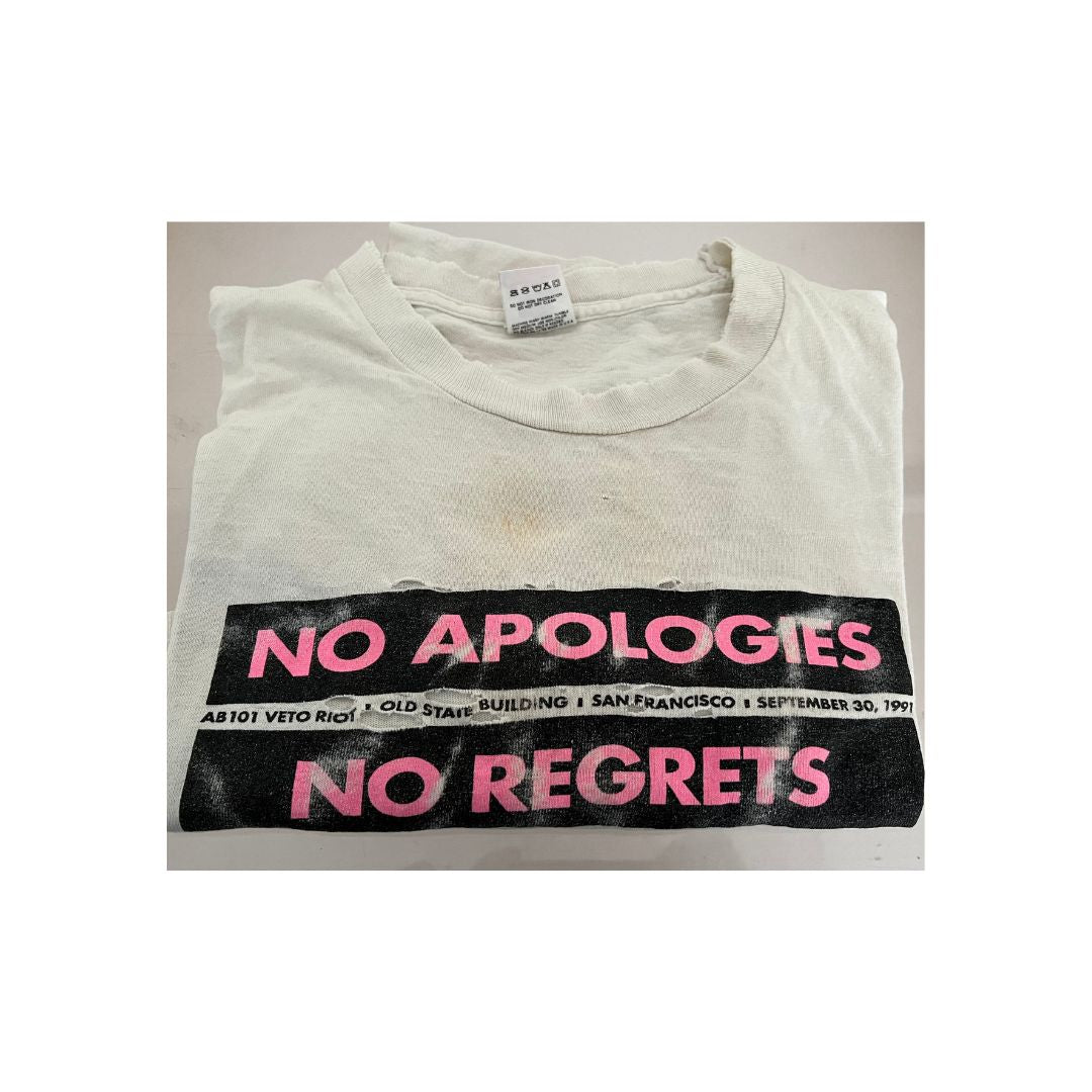 No Apologies, No Regrets