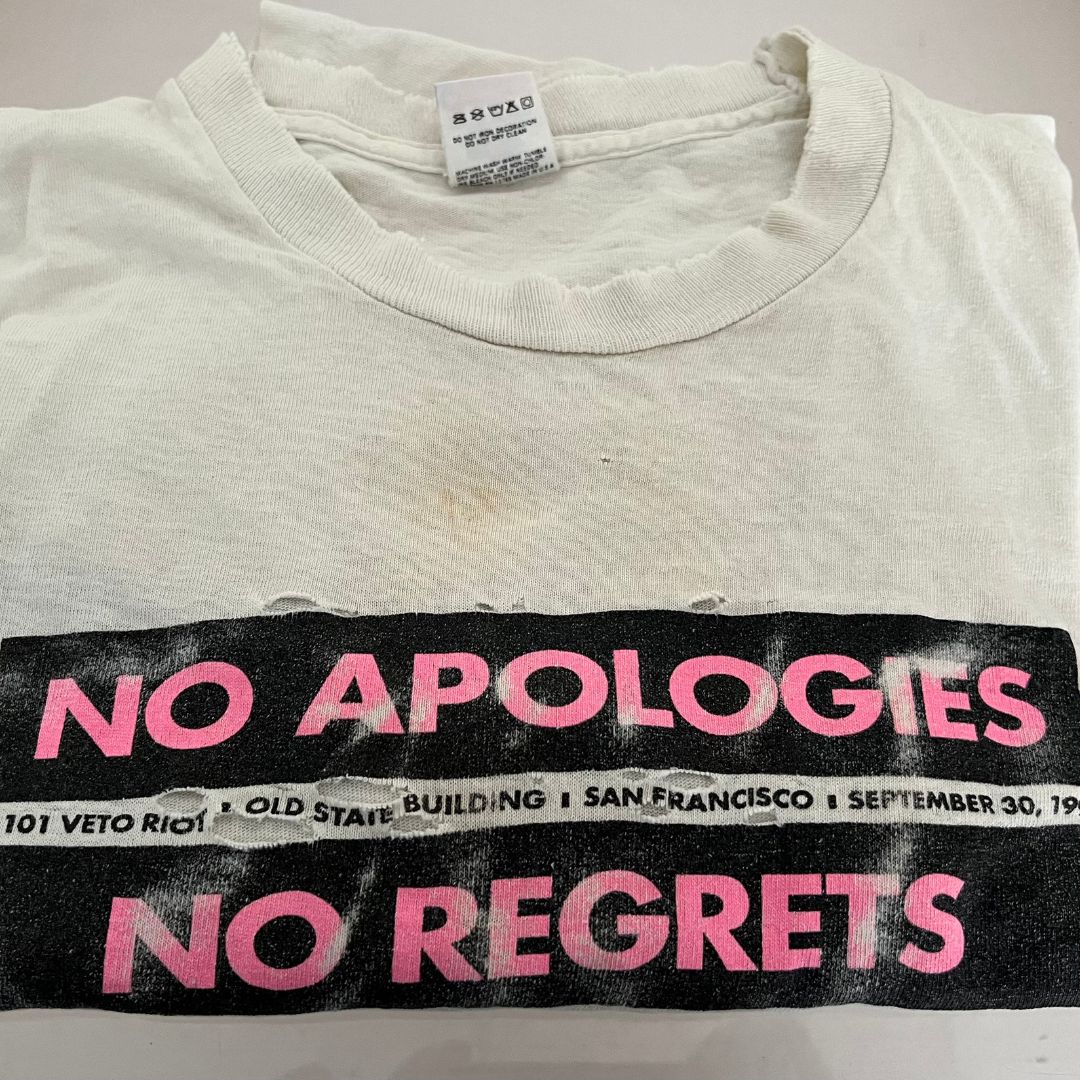 No Apologies, No Regrets