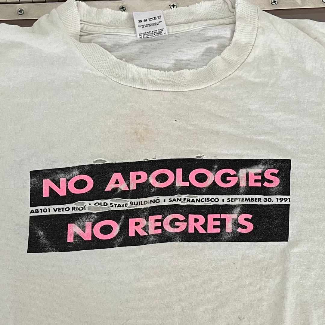 No Apologies, No Regrets