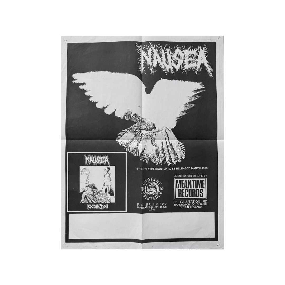 NAUSEA / EXTINCTION 【LP】 Nausea – Extinction – Vinyl (Gatefold, LP), 1991 [r5893588