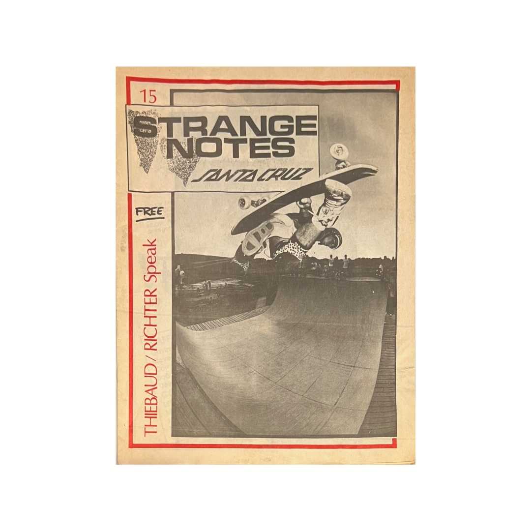 Strange Notes skate magazine