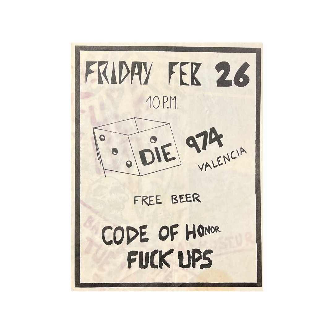 San Francisco punk flyers '77-'83