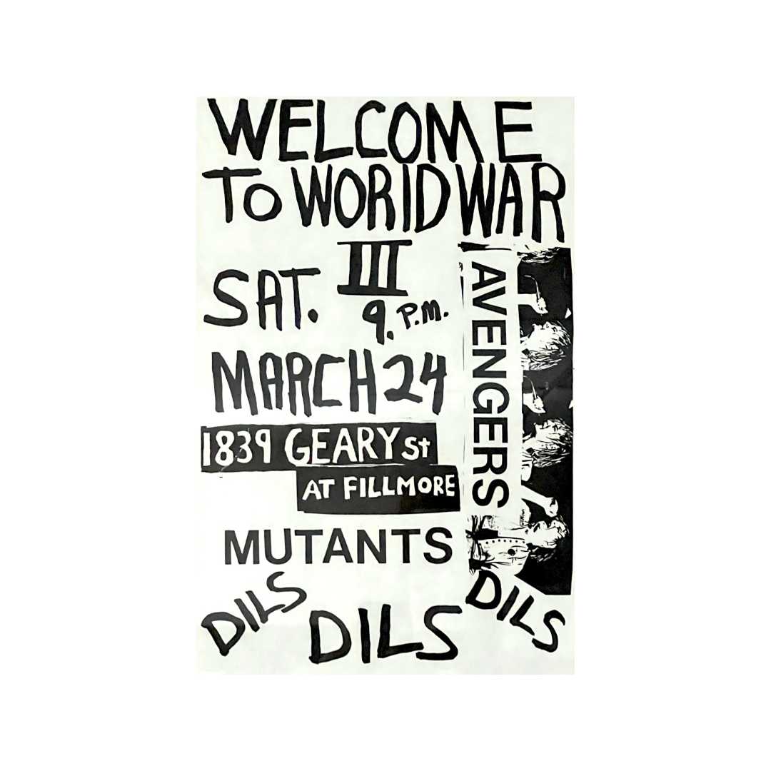 San Francisco punk flyers '77-'83