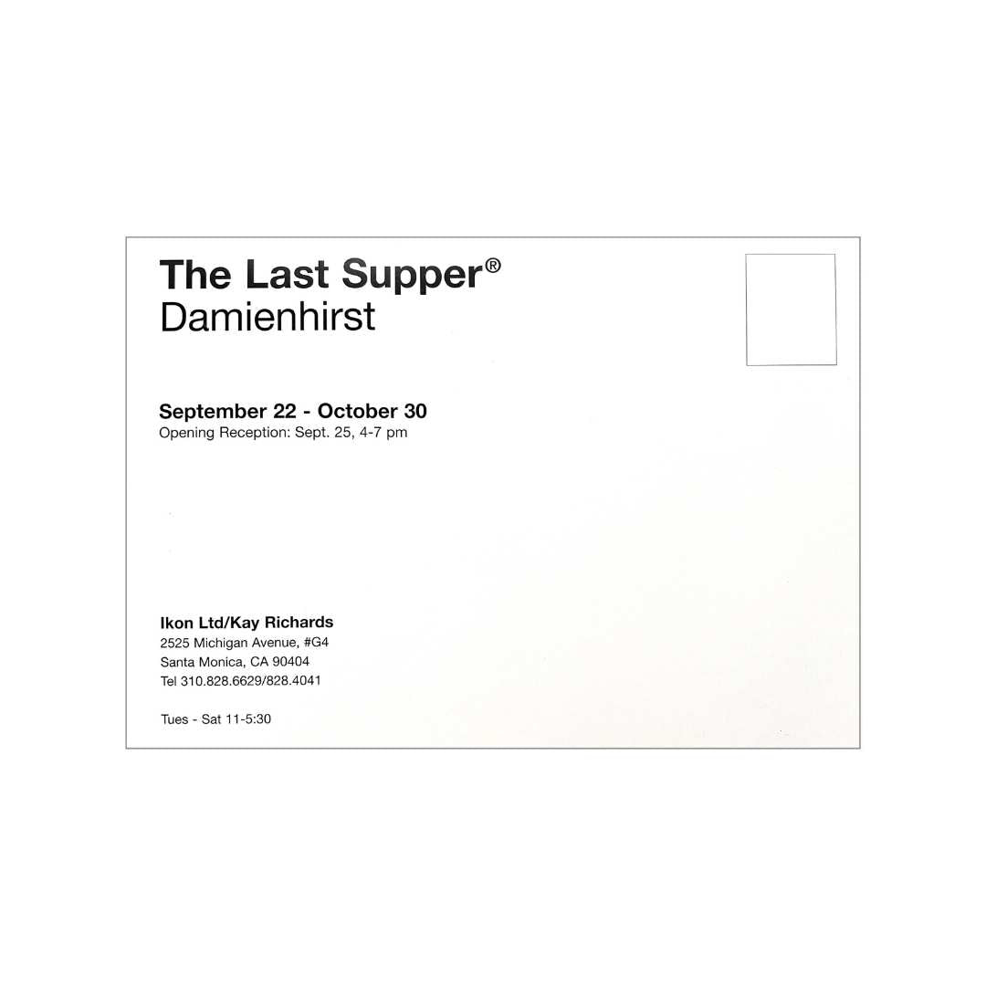 Damien Hirst invite