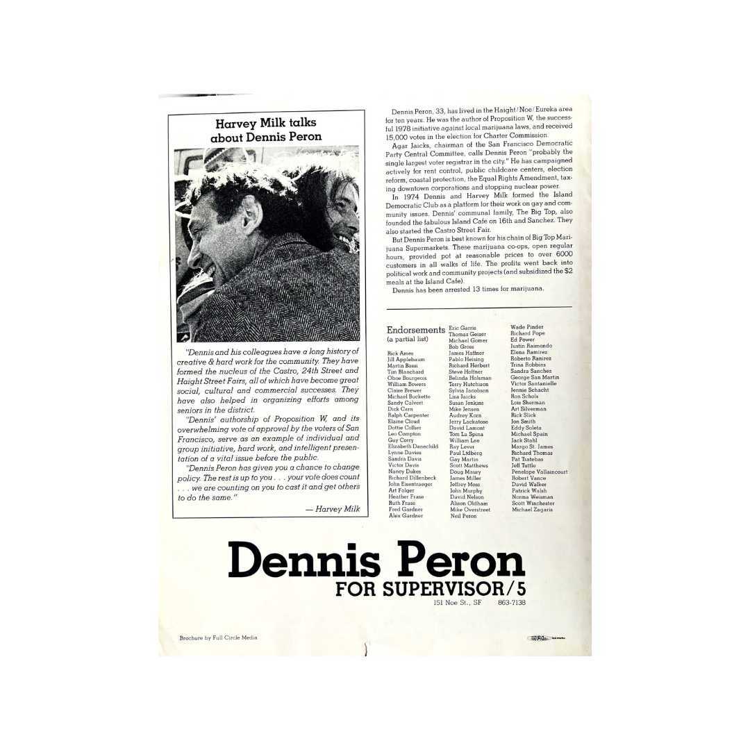 Dennis Peron for SF Supervisor